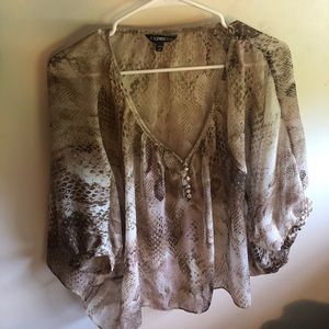 Express Sheer Blouse, Snack pattern
